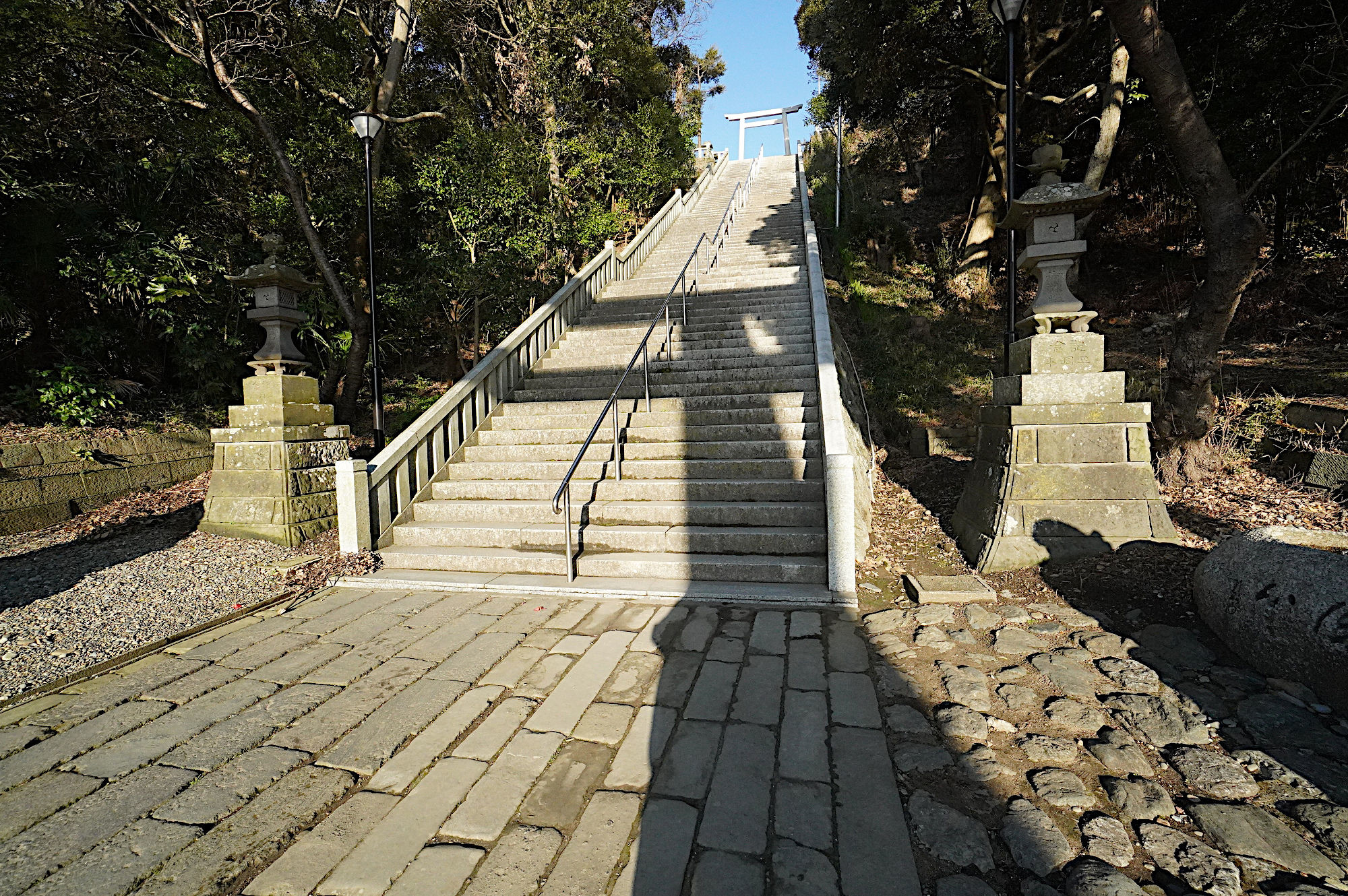 大洗磯前神社の階段